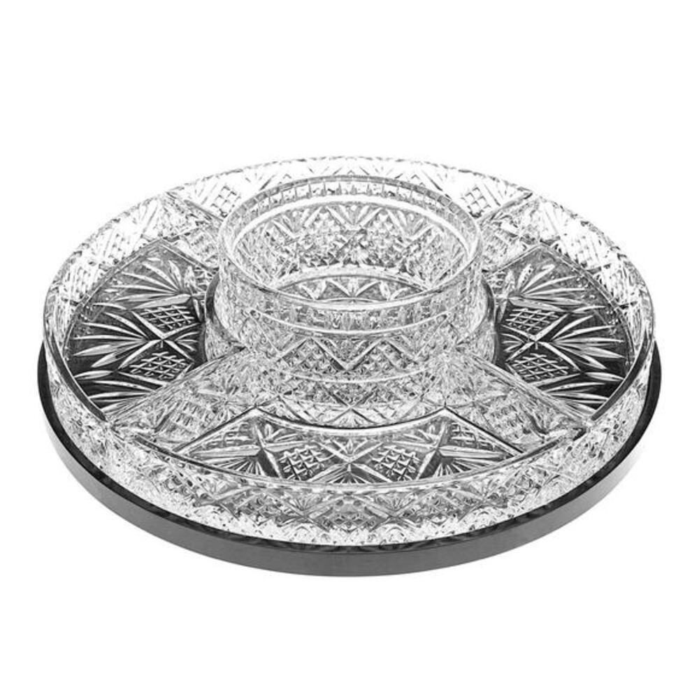 Dublin Crystal 5 Section Lazy Susan